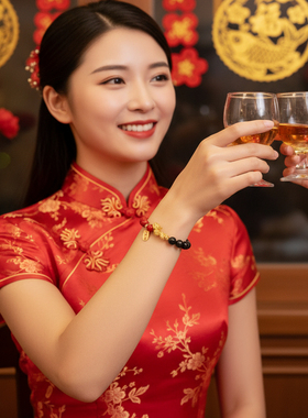 本命年必选朱砂手链手串送礼礼品