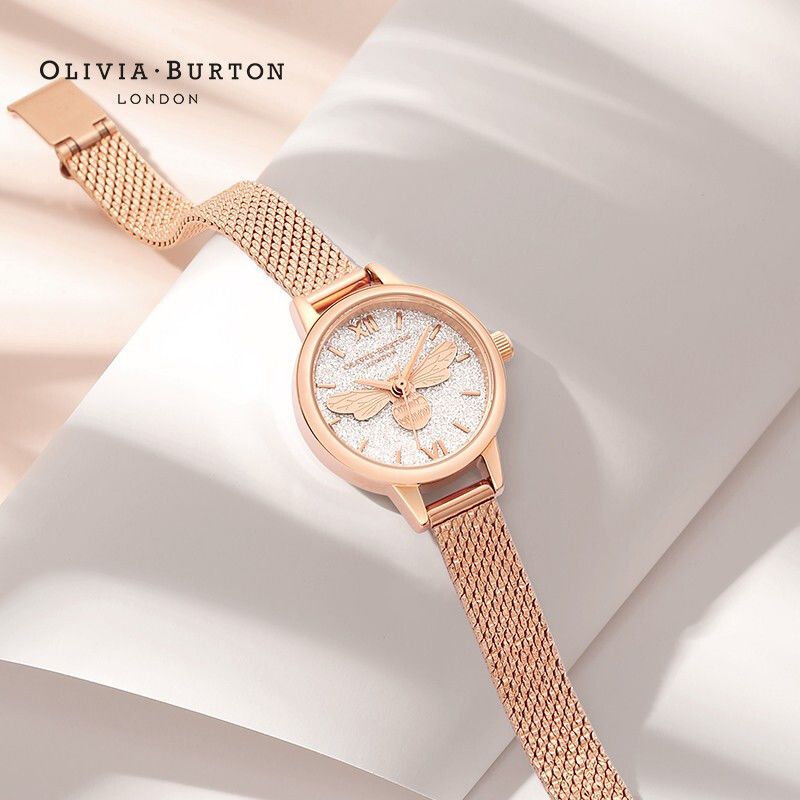 OliviaBurton手表女心形表盘小蜜蜂石英防水腕表OB时尚七夕礼物表 - 图2