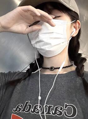 新中式国风复古vintage百搭巴洛克黑金串珠锁骨链小众民族项链女