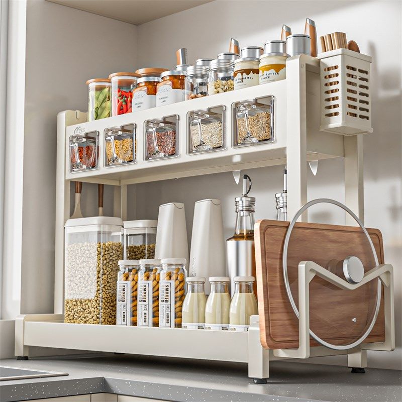 精选厨房调料盒一体多格调味料佐料收纳台面旋转调料油盐酱醋瓶置,淘宝优惠券,粉丝福利购,淘宝优惠卷