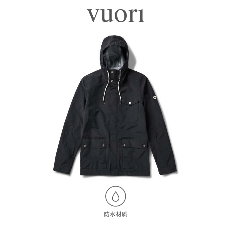 Vuori Palisades Rain Jacket飞奥力夹克长袖外套户外男V525 - 图3