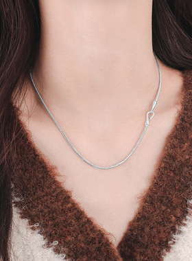 新款钩子蛇骨链质感简约高级感小