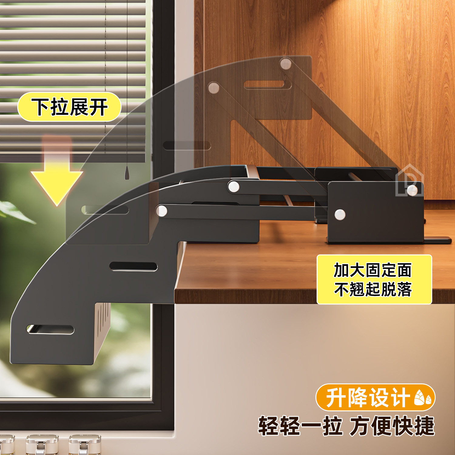 不锈钢吊柜升降拉篮厨房橱柜下拉式调料架调味拉篮顶柜收纳置物架,淘宝优惠券,粉丝福利购,淘宝优惠卷