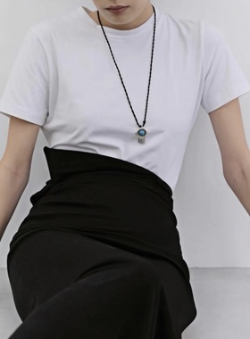 豆豆同款小鸟松石编绳项链