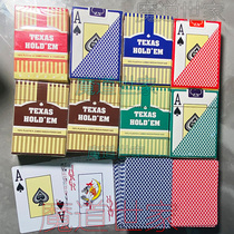 Tong Lezhou Plastic Card Magic Red Blue Green Curry 56 Zhang Big Character Custom Magic Tong Leong 308 Texas Poker