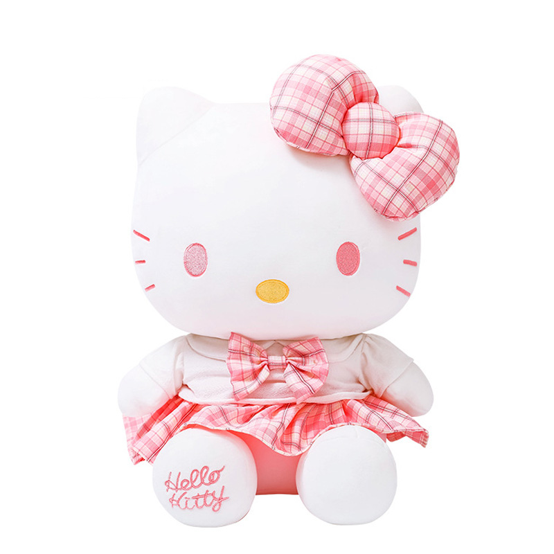 正版hellokitty公仔毛绒玩具哈喽kt凯蒂猫玩偶520毕业女生日礼物 - 图3