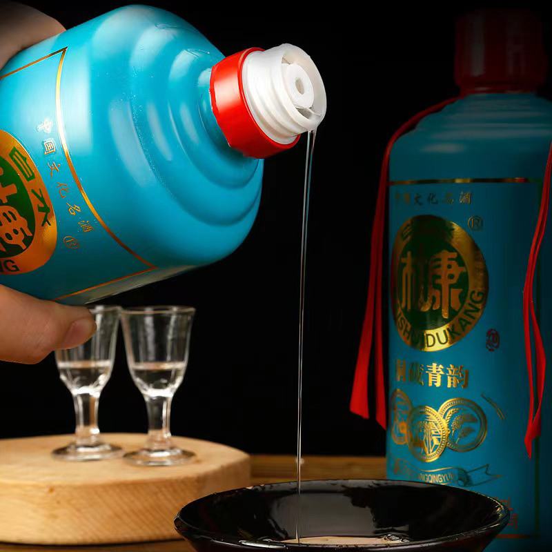 E白水杜康【洞藏青韵】专柜直供52度浓香型500ml*6手提箱礼盒_酒类 第2张