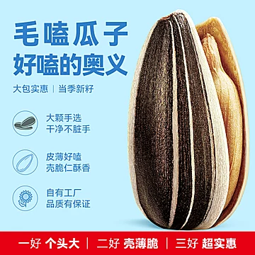 MAOKE毛嗑瓜子500g*2袋[1元优惠券]-寻折猪