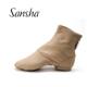 Sansha Sansha cowhide jazz dance shoes dance boots soft leather sole high zipper design dance shoes black