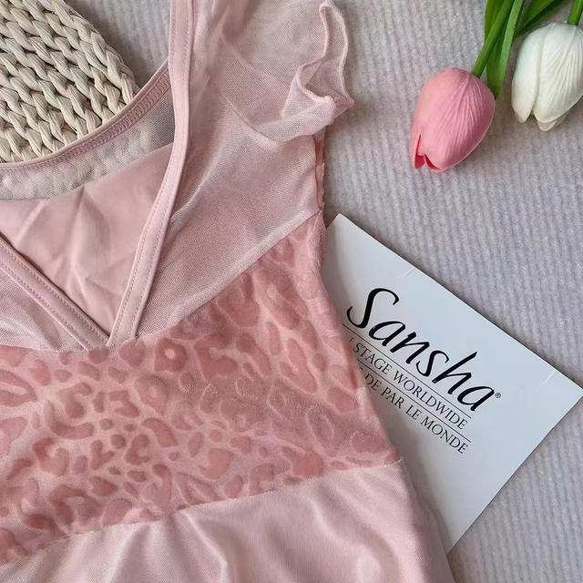 Sansha ballet clothing dance skirt one-piece practice uniform