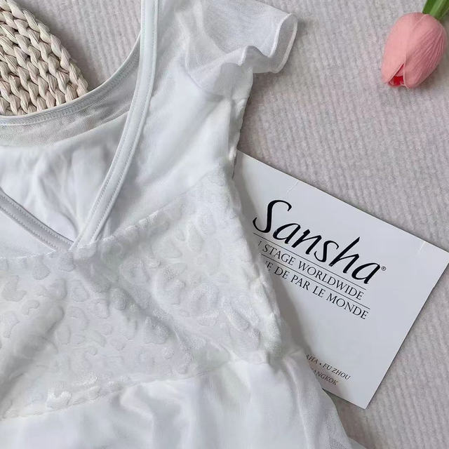 Sansha ballet clothing dance skirt one-piece practice uniform