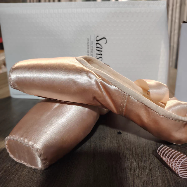 Sansha pointe shoes ballet shoes exercise shoes satin