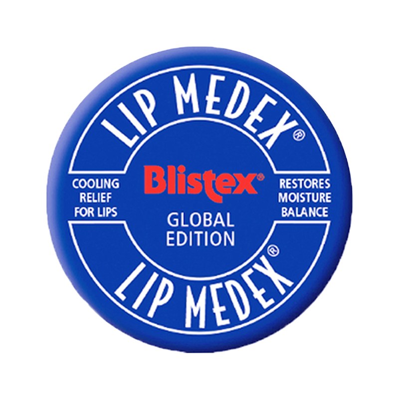 BLISTEX/百蕾适小蓝罐润唇膏女保湿滋润去死皮淡化唇纹男唇膜美国