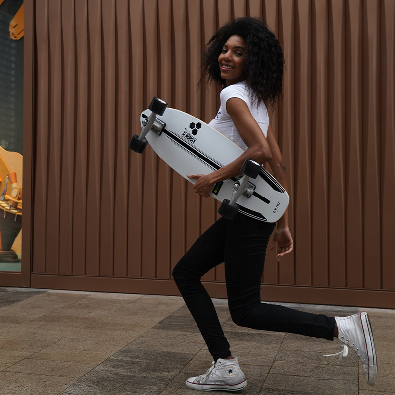 美国Carver浪人板「快乐」CI联名款专业陆地冲浪板陆冲板31英寸 - 图3