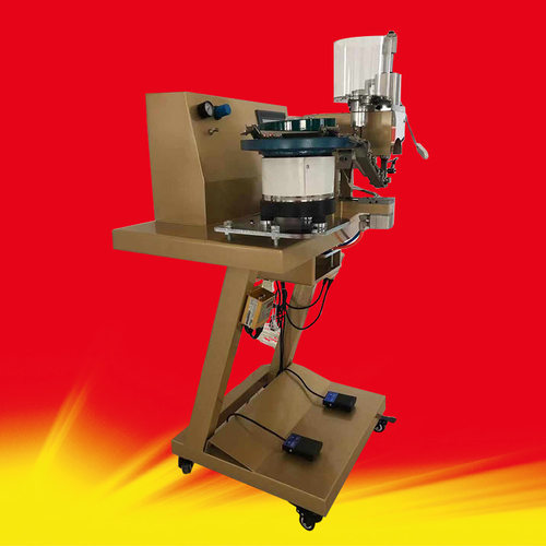 康达 KD-198-E全自动菠萝钉扣钉珠机 箱包皮带饰品通用钉扣机 - 图1