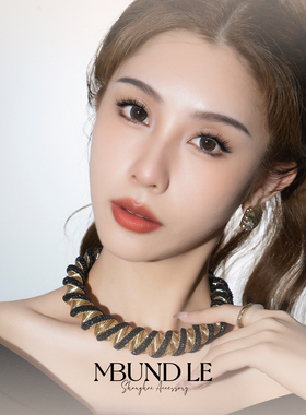 摩邦珠宝绮遇·塞纳游-日落 旋转阶梯黑晶石项链 新款节日礼物