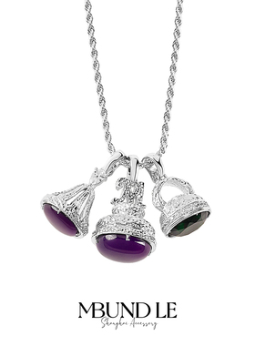 摩邦珠宝摩登印鉴系列项链毛衣链长项链设计款高级感