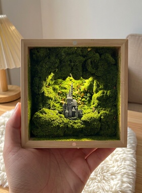 纯手工圣米歇尔山森林城堡氛围灯