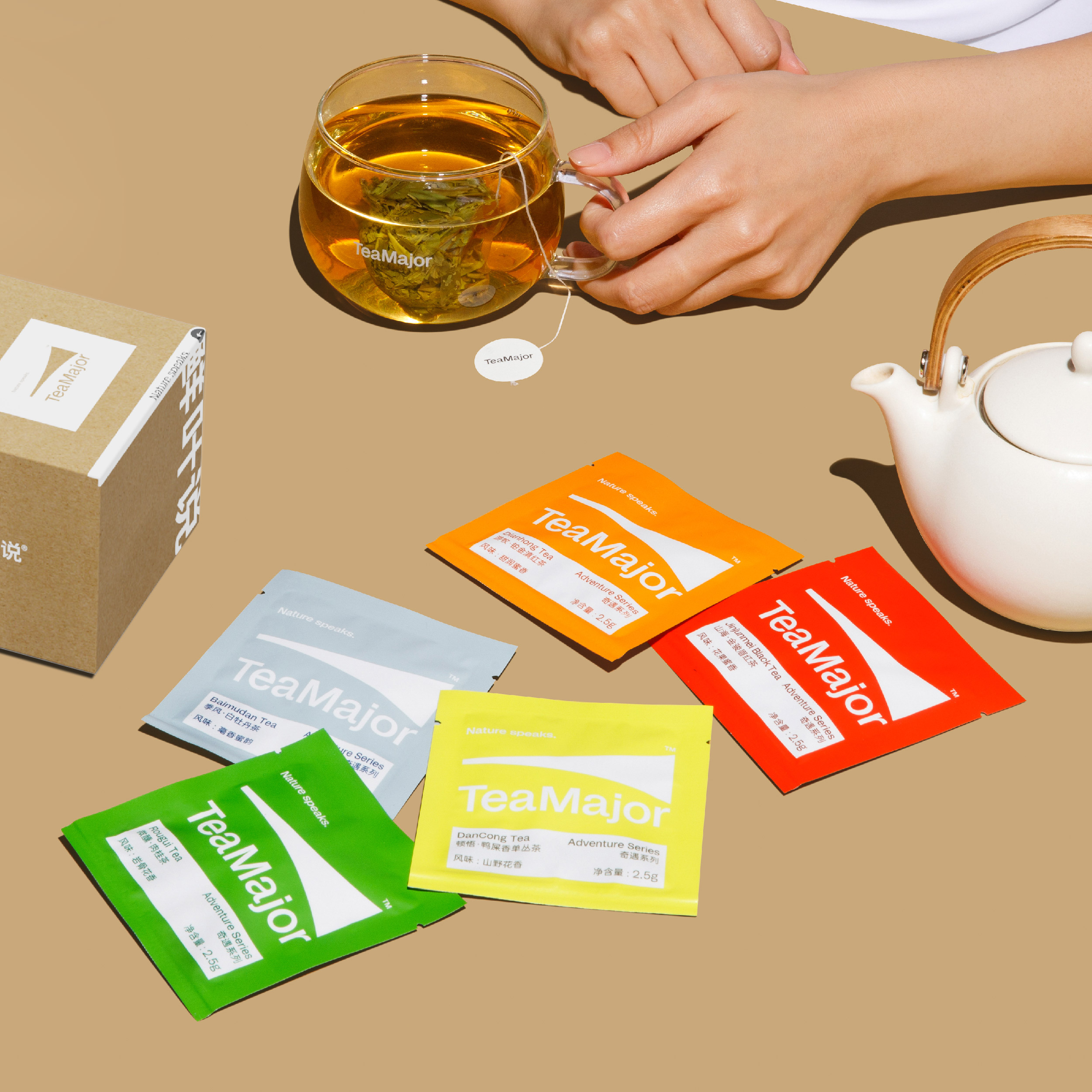 TeaMajor鲜叶说补充装袋泡茶鸭屎香茶金骏眉红茶肉桂乌龙茶冷泡茶 - 图2