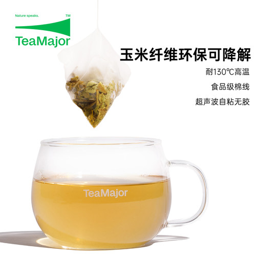 TeaMajor鲜叶说袋泡茶福鼎白牡丹白茶春茶清甜茶包礼盒装10包/盒 - 图0