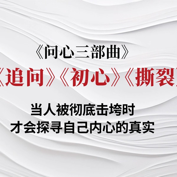 正版速发【问心三部曲】丁捷2025新版全套3册 追问+初心+撕裂 中国民主法制出版社 反腐纪实文学 落马官员罪与罚警示录,淘宝优惠券,粉丝福利购,淘宝优惠卷
