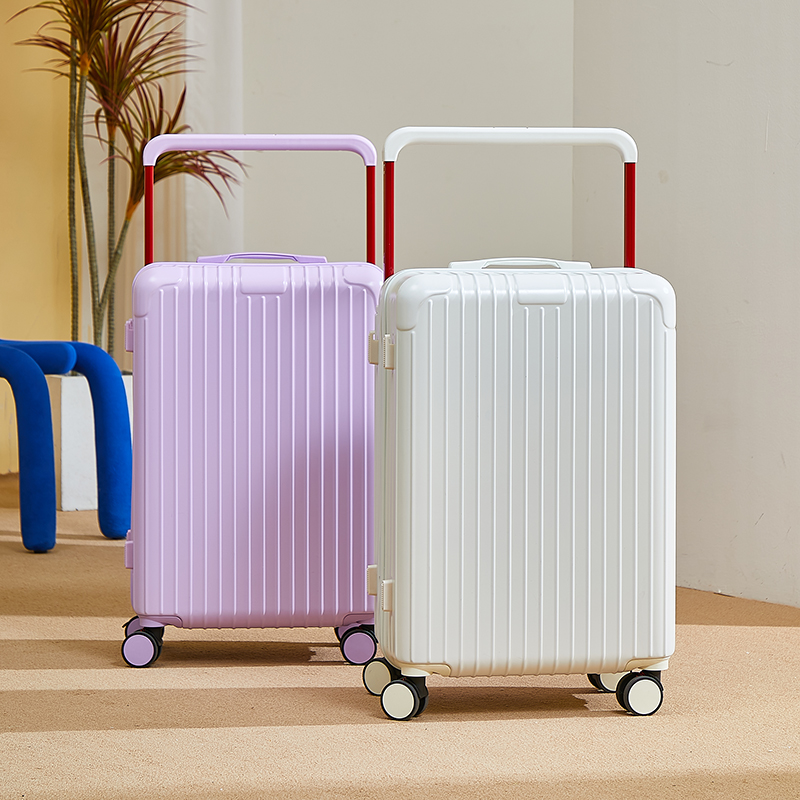 2025新款行李箱女高颜值结实耐用登机20/24寸拉链拉杆箱男宽拉杆 - 图1