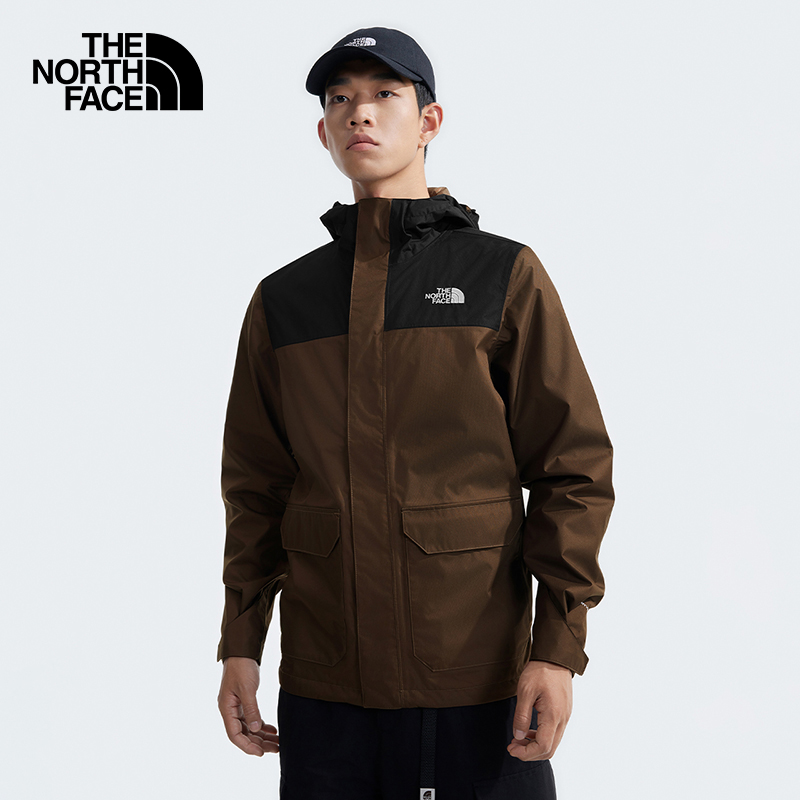 TheNorthFace北面冲锋衣男24秋冬户外可挂胆运动防水透汽外套8AUK - 图0