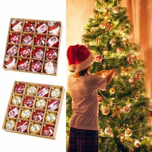16Pcs Anti-fade Lightweight Festival Prop Xmas Party Decor - 图3