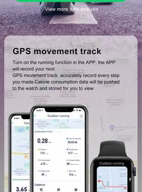 2022 Smartwatch 44mm Smart Watch Men's Women Sport Watches B