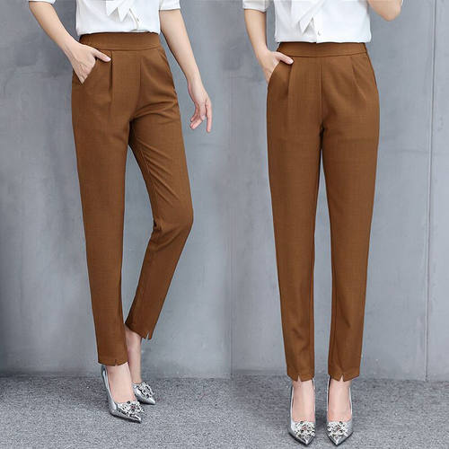Women Pants Spring Summer Sretch Women's Loose Trousers Casu - 图1