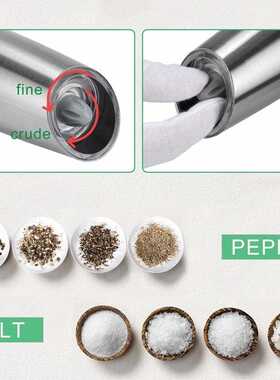 Automatic Salt and Pepper Grinder with LED Light Set