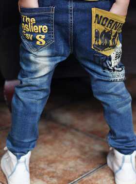 Newest Spring and Autumn Children's trousers,Kids baby Lett