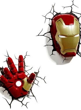 Avengers Series D Marvel LED Wall Lamp Living Room Creative