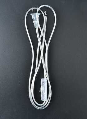 EU Plug Line Cable 1.8m On Off Power Cord For LED Lamp With