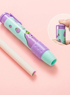 1Pc Pen-style Pencil Erasers School Learning Stationery Flex