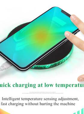 Qi Wireless Charger Pad 10W Fast Charging for Samsung S20 S