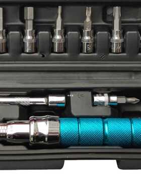 15pcs Mini Adjustable Ratchet Torque Wrench Set Manual Spann