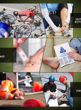 220pcs First Aid Kit DIY Bandage Triangulaire Wound Pad Tap