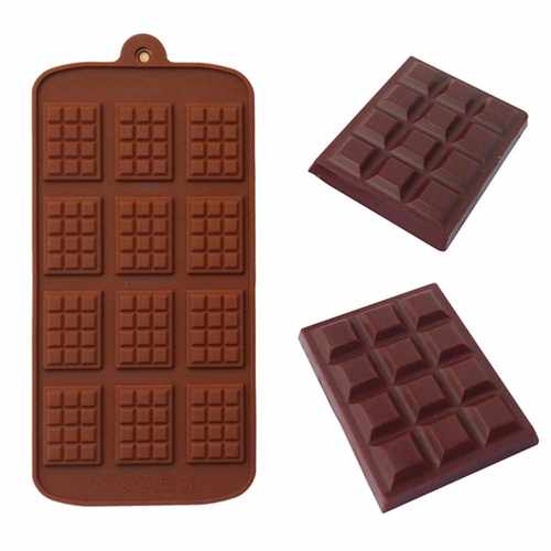 Silicone Mold 12 Even Chocolate Mold Fondant Molds  Candy - 图2