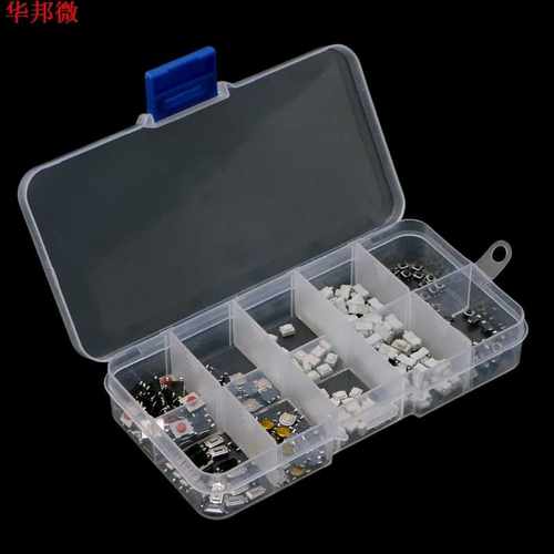 250 Pcs 10 Models Tactile Button Switch Micro Button Switche - 图2