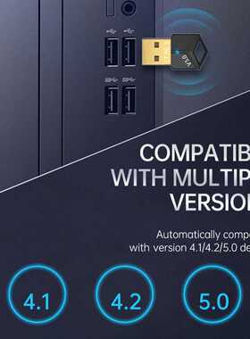 USB Bluetooth-compatible 5.0 Adapter Receiver 5.0 Wireless D