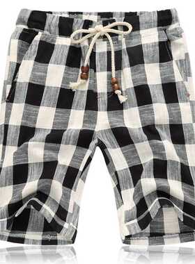 2020 Summer New Men's Bermuda Casual Shorts Loose Straight C
