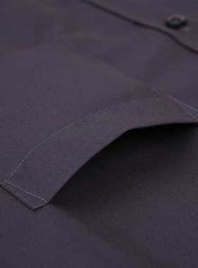 2022 New Men's Dress Shirt Solid Color Plus Size 8XL Black W