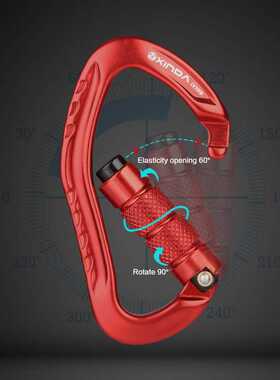 XINDA Professional Rock Climbing Carabiner 22KN Safety