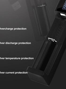 18650 Battery Charger AU/EU Plug 1 Slots Smart Charging Safe