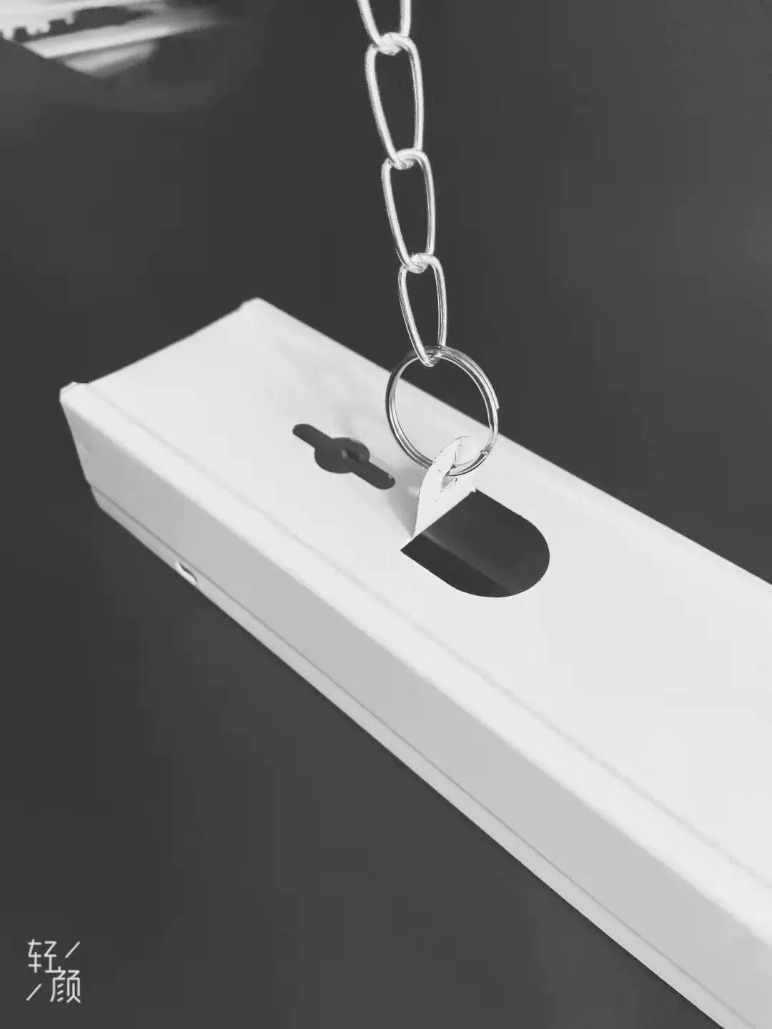 1.5mm广告牌吊链日光灯吊链车库挂链灯笼链条镀锌细铁链灯棒链条 - 图1