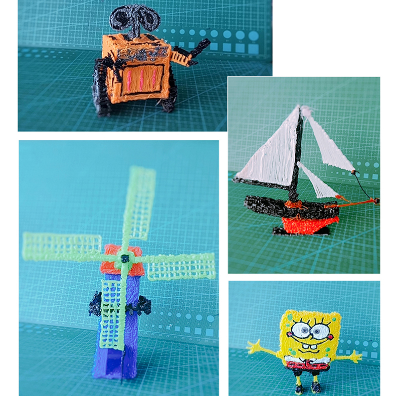 乐积3d打印笔耗材PLA高温PCL低温材料三d儿童立体涂 鸦笔绘画笔的