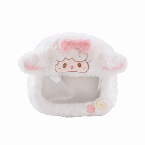 古力古力可爱小羊桃大食量痛包漫展二次元背包包毛绒单肩斜挎包女 - 图3