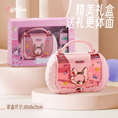 儿童美妆盒套装化妆品女孩公主彩妆正品画妆指甲油眼影盘生日礼盒 - 图3