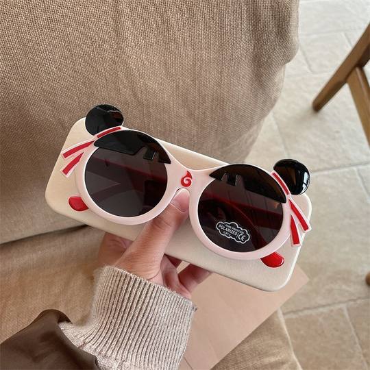 2025 new children's cartoon Nezha polarized sunglasses for men and women silicone UV proof baby cute sunglasses